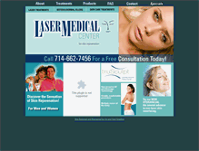 Tablet Screenshot of lasermed4skin.com